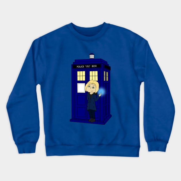 The 13 Doctor Who Crewneck Sweatshirt by Dnatz